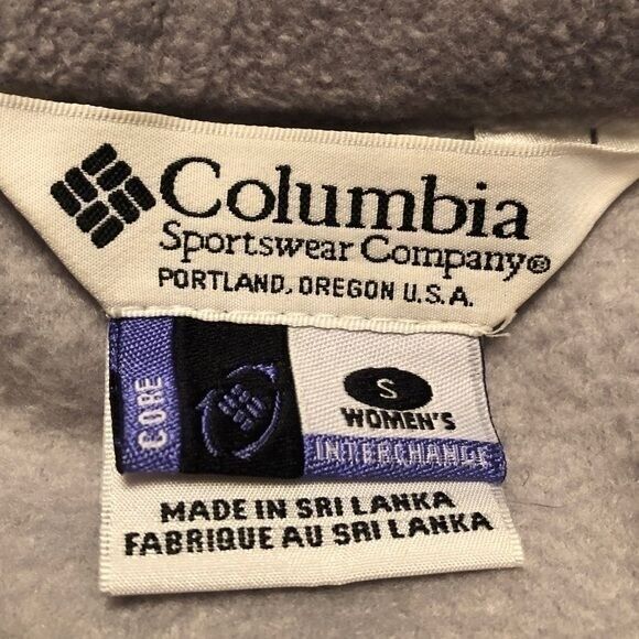 Columbia Women's Small Yellow Gray Ski Snowboard Jacket & Fleece Removable Vest - Picture 8 of 16